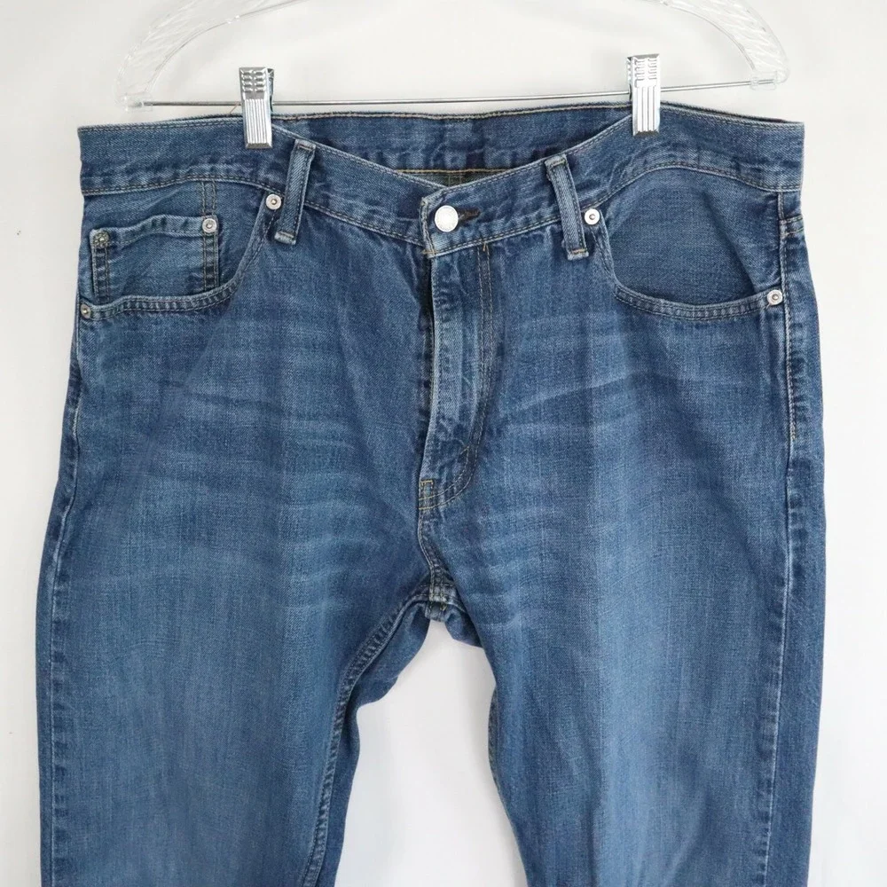 Levi's‎ 514 Jeans Mens 38x32 Straight Fit 5-Pocket Cotton Denim Blue